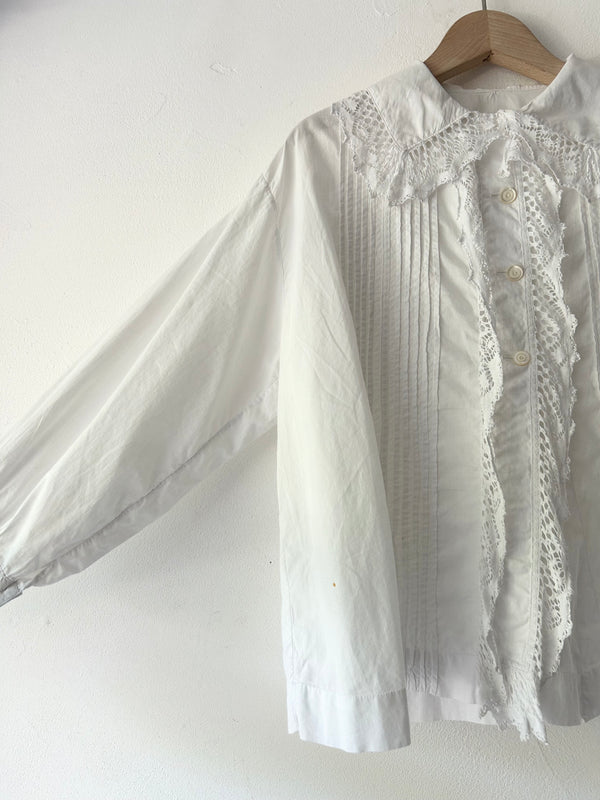 Antique French lace blouse.