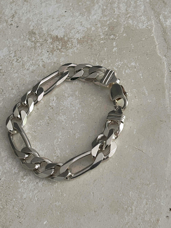 Vintage Italy chain bracelet silver925.