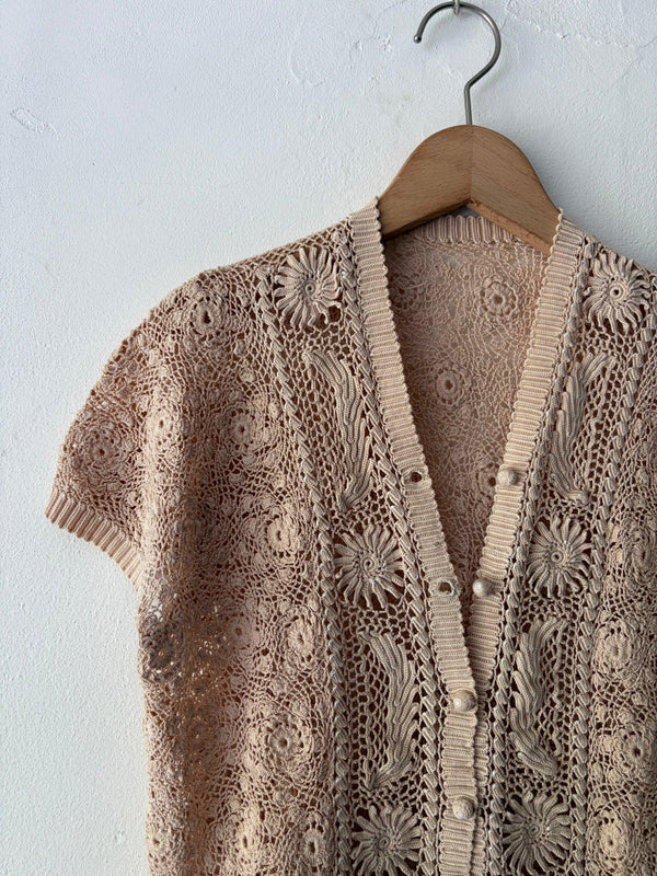 20's-30's Irish Crochet Blouse
