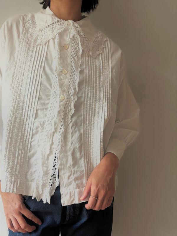 Antique French lace blouse.