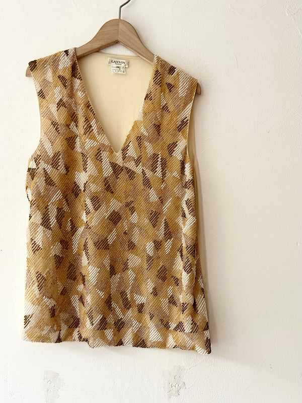 LANVIN blouse made in France.
