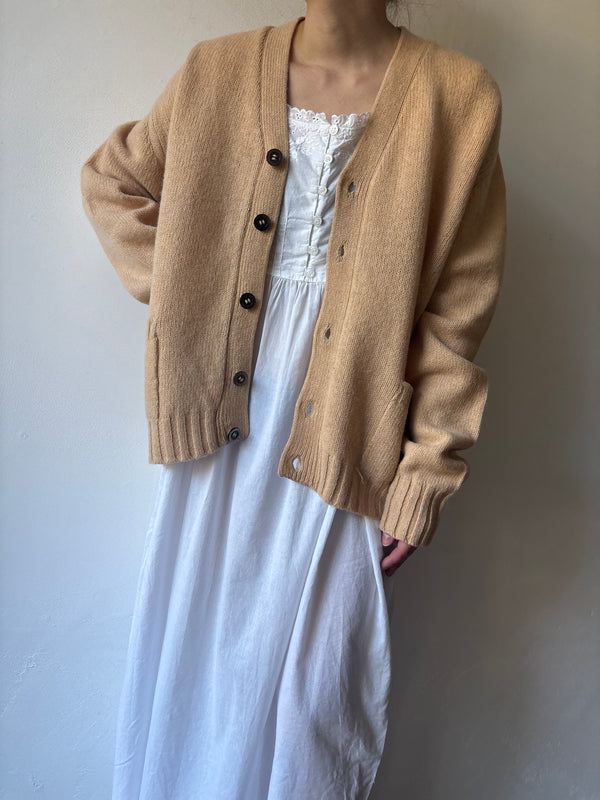 Wool Blend Knited Cardigan. Italy.