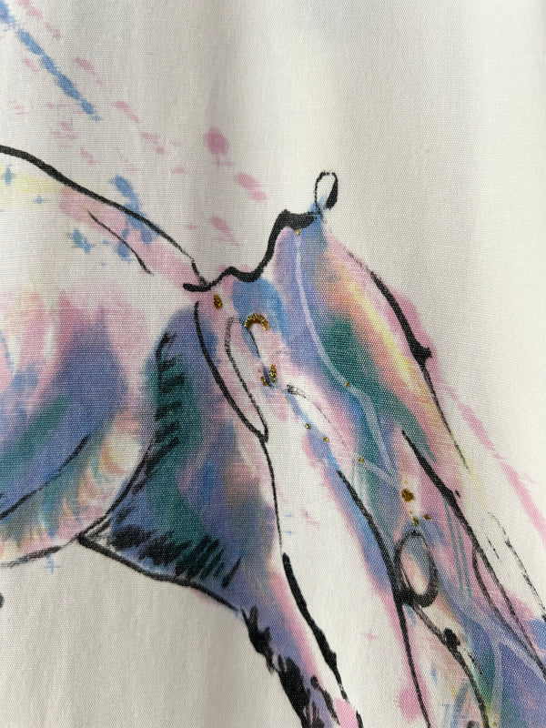 White Horse Blouse