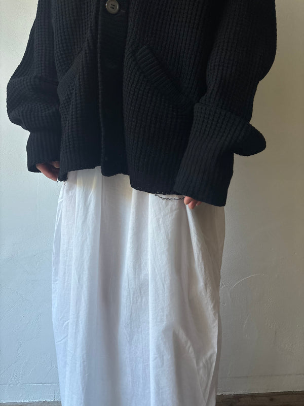 60's Black Knit Cardigan
