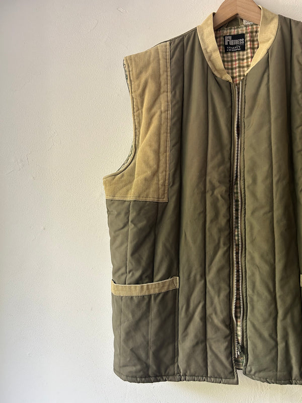 SOLD   / Vintage quilting vest.