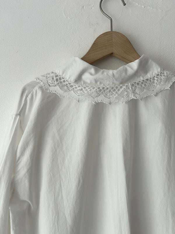 Antique French lace blouse.