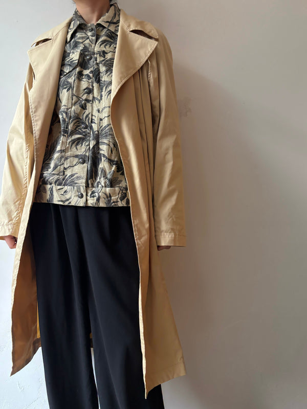 DONN AKARAN trench coat.
