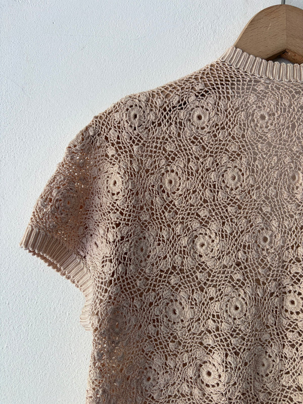 20's-30's Irish Crochet Blouse