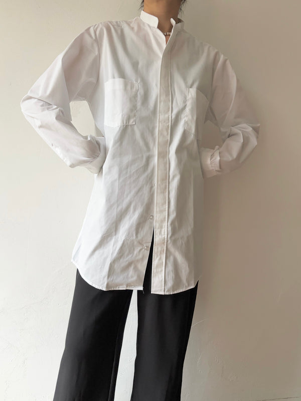 White cotton shirt dead stock made in U.S.A.