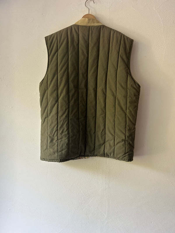 SOLD   / Vintage quilting vest.