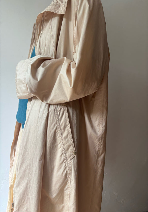 80' Cream Beige Coat.