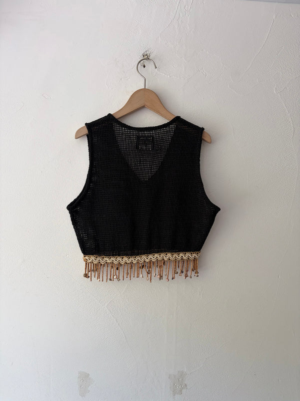 80's-90's Summer Fringe Vest.
