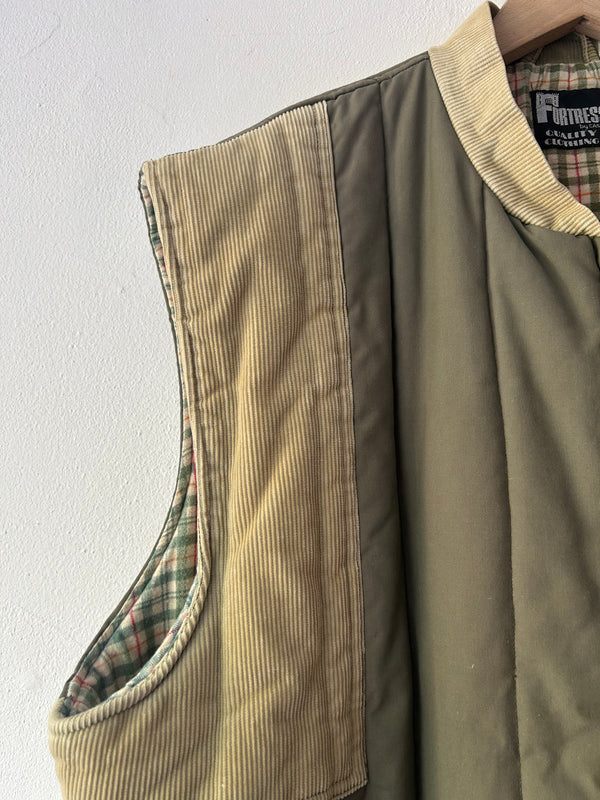 SOLD   / Vintage quilting vest.