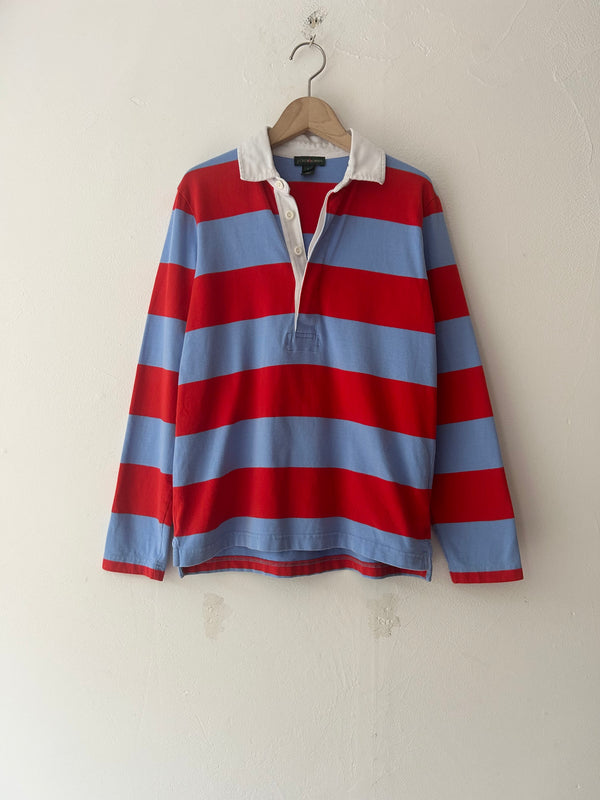 J Crew Border Long Sleeve Top