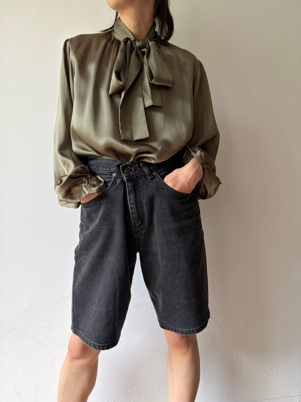 SAINT LAURENT Bow Tie Blouse