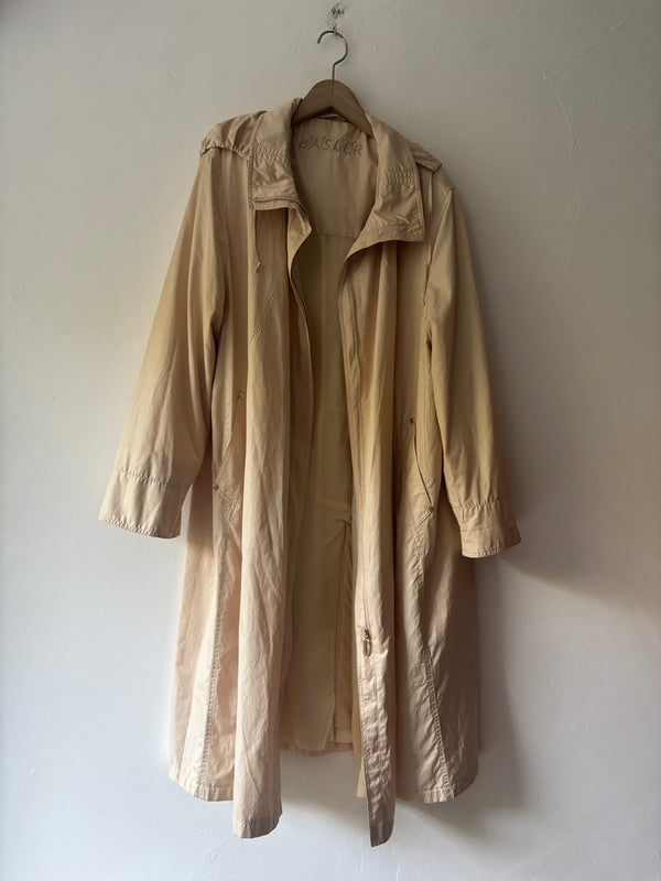 80' Cream Beige Coat.