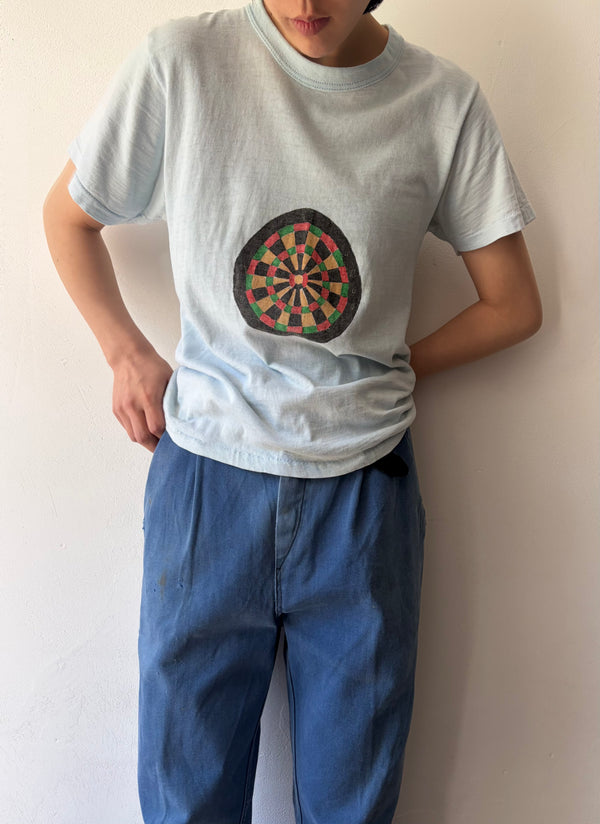 70's Yvonne's Hand Painted Darts Tee.