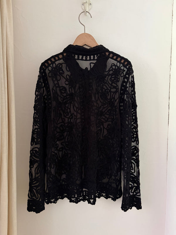 Black Lace Top.