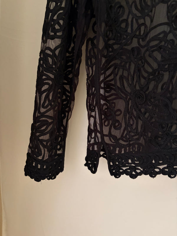 Black Lace Top.