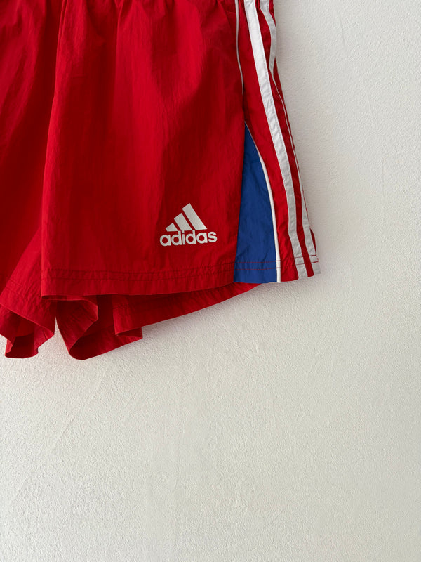 Adidas Red Color shorts.