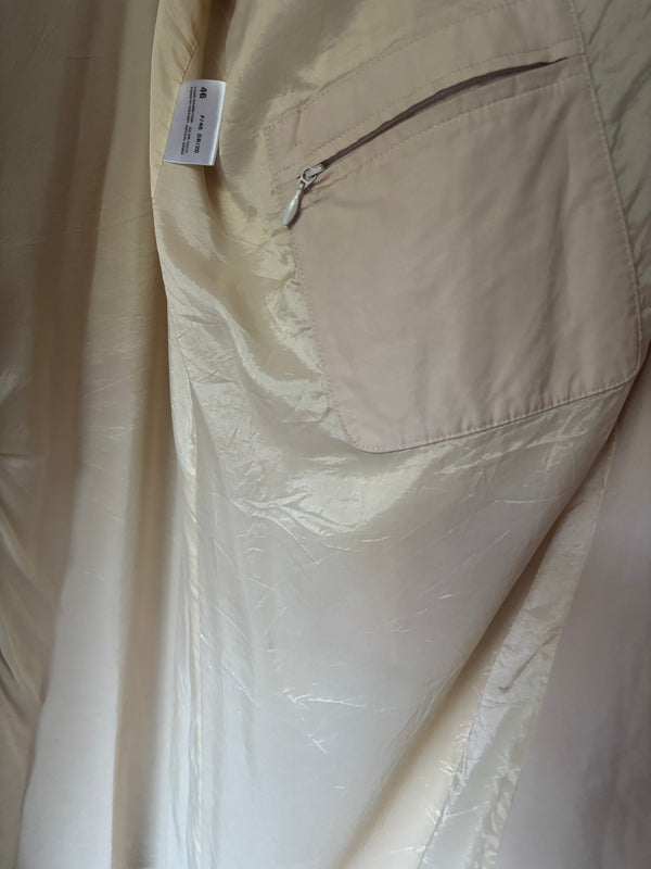 80' Cream Beige Coat.
